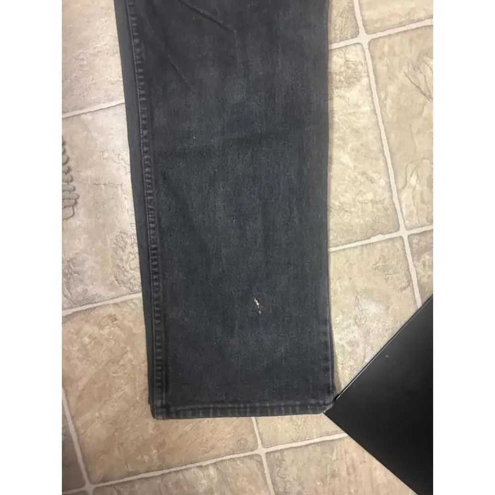 Vintage Wrangler Jeans Men’s 40x36 Black Denim USA Made 100% Cotton